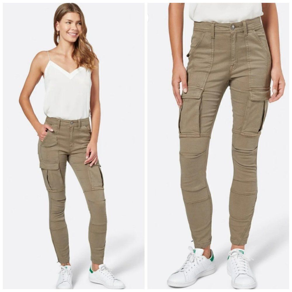 Joie Park Skinny High Rise Cargo Pants Size 23 - Picture 2 of 10